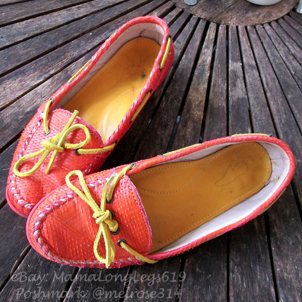 Anthropologie 2568 Paloma Leather Flats Slip-Ons